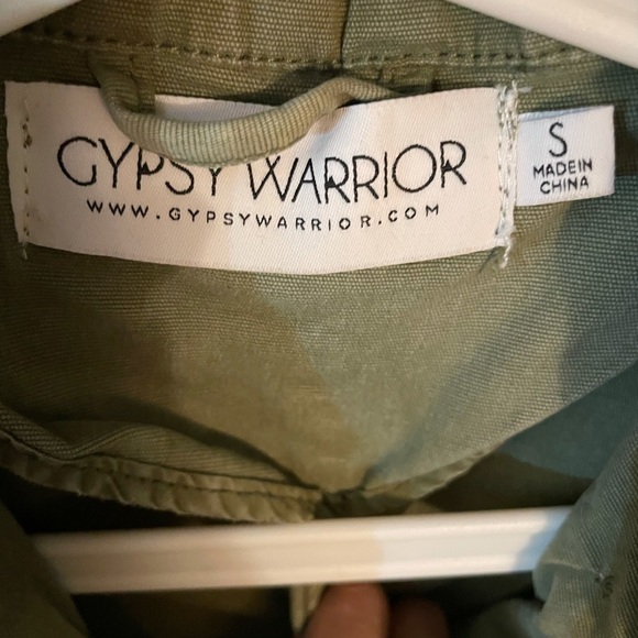 😆Green Gyspy Warrior military jacket size S - Picture 6 of 7